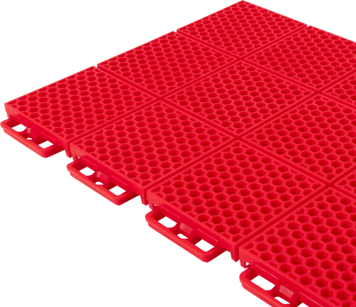 Caliber ProTech Smooth Flooring - Red - 24 pcs 13612-2