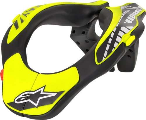 Alpinestars Youth Neck Support - Black/White - One Size 6540118-12-OS