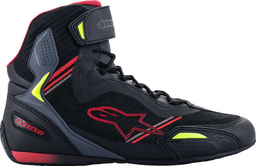 Alpinestars Faster-3 Rideknit Shoes - Black/Red/Yellow - US 14 / EU 48 251031913614
