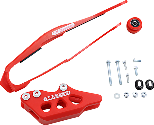 T.M. Designworks Chain Guide/Slider - Honda - Red DCK-OR3-RD