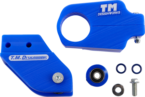 T.M. Designworks Chain Guide/Slider - Yamaha - Blue YCP-YBW-BU