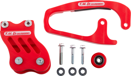 T.M. Designworks Chain Guide/Slider - TRX450 - Red HCP-45K-RD