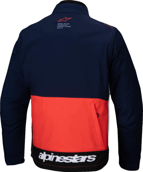 Alpinestars Lite-Dura Softshell Jacket - Navy/Orange/White - 3XL 3700225-7162-3X