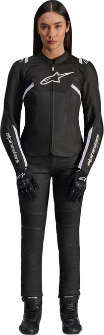 Alpinestars Stella T-SPS Air v2 Jacket - Black/White - Large 3310225-12-L