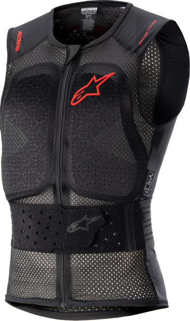 Alpinestars Nucleon Flex Pro Protection Vest - Black/Red - Small 6508123-009-S