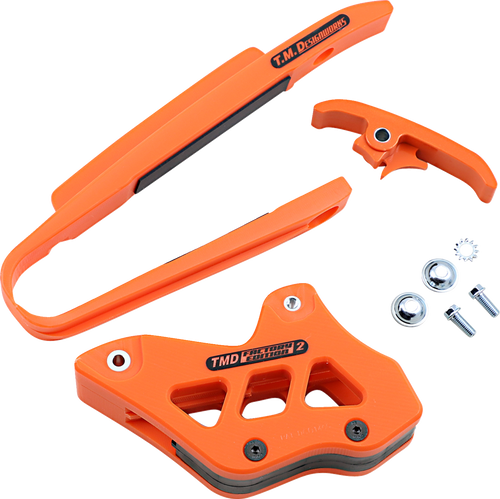T.M. Designworks Chain Guide/Slider - KTM - Orange KTM-230-OR