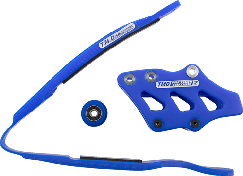 T.M. Designworks Chain Guide/Slider - Blue - Yamaha YCP-K19-BU