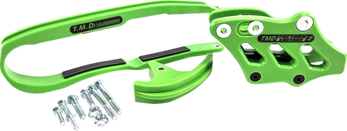 T.M. Designworks Chain Guide/Slider - Green - KX 250/450 KCP-K12-GR