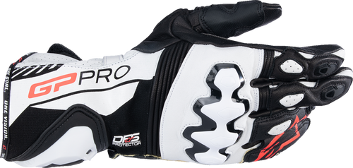 Alpinestars GP Pro R4 Gloves - Black/White - Large 3556724-12-L