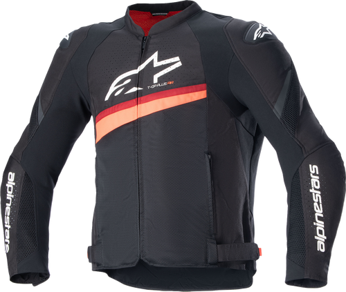 Alpinestars T-GP Plus R v4 Airflow Jacket - Black/Red Fluo - 2XL 3300624-1030-2X