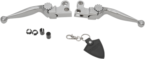 Psr Journey Adjustable Lever Set for Harley Models - Chrome 12-00602-20