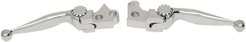 Psr Journey Adjustable Lever Set for Harley Models - Chrome 12-00607-20
