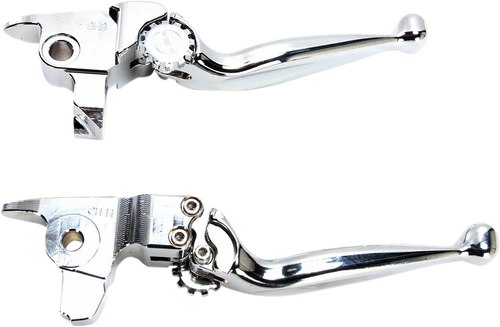 Psr Journey Adjustable Lever Set for Harley Models - Chrome 12-00611-20