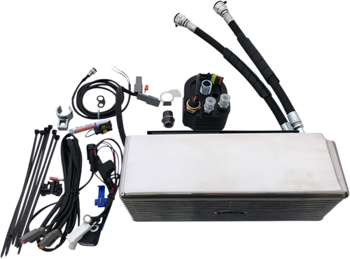 Ultracool Oil Cooler Kit - Chrome - Dyna DY-1CSS