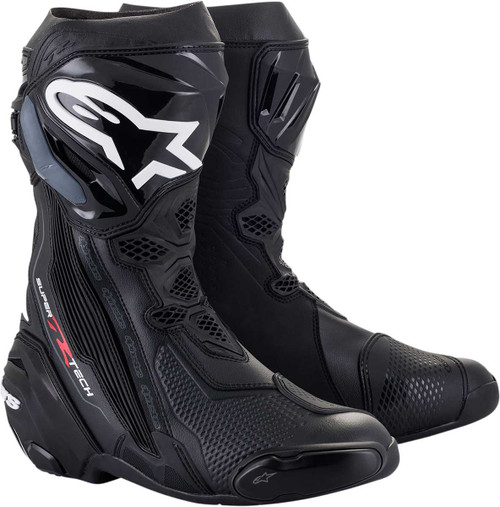 Alpinestars Supertech R Boots - Black/White/Red - US 12.5 / EU 48 2220021-123-48