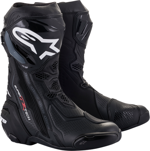 Alpinestars Supertech R Vented Boots - Black - US 12.5 / EU 48 2220121-10-48
