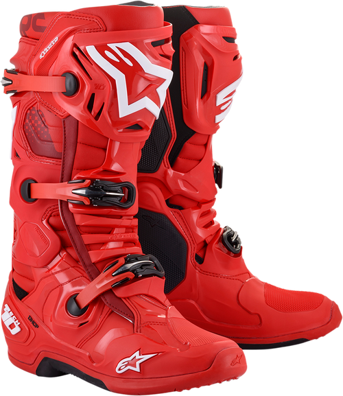Alpinestars Tech 10 Boots - Red - US 11 / EU 45.5 2010020-30-11