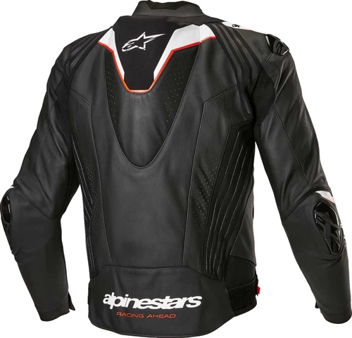 Alpinestars Missile v3 Ignition Leather Jacket - Black/White - US 40 / EU 50 3100325-12-50