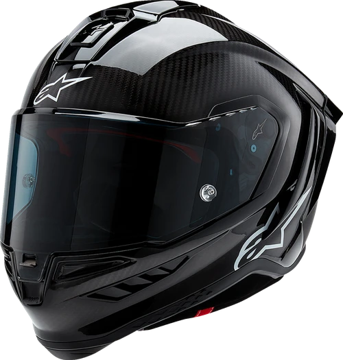 Alpinestars Supertech R10 Helmet - Solid - Carbon Black - Medium 8200124-1902-M