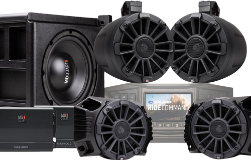 Mb Quart Audio Kit - Ranger with Ride Command MBQRGSTG5RC1