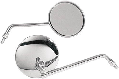 Emgo Mirror - CB-Style - Side View - Round - Chrome 20-42408