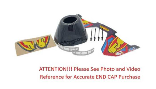 Fmf Rct External Carbon Replacement End Cap Kit - Update 040693