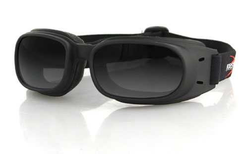 Bobster Piston Goggle Black Frame Smoked Lens BPIS01