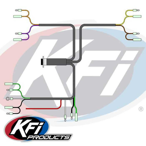 Kfi Products Harness - Hand Remote 8-Pin Panel Mount ACT-HR-HAR