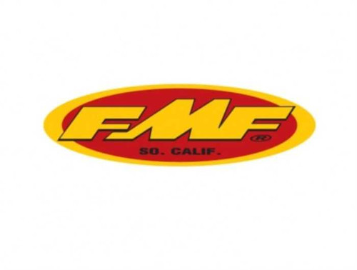 Fmf 23" Oval Trailer Stkr (Yel/Red) (Individual) 010594