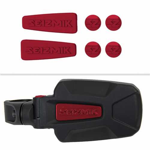 Seizmik Pursuit Side View Mirror Insert Red 56-18074