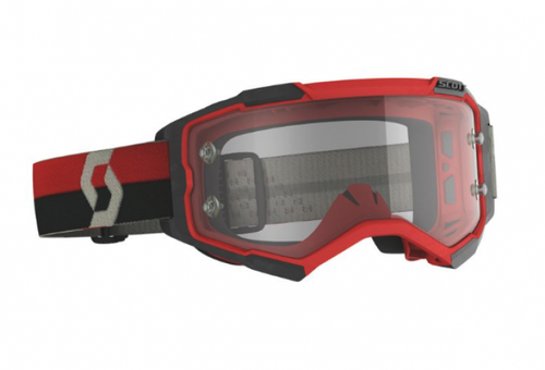 Scott Fury Goggle Red/Blk - Clear Works Lens 274514-1018113