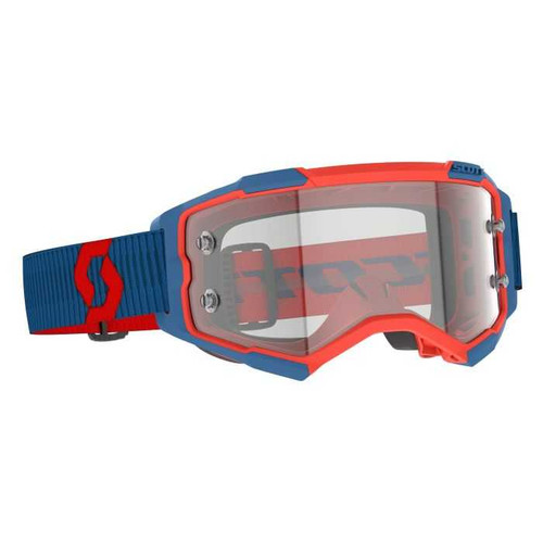 Scott Fury Clear Dark Blue/Neon Red Works 274514-7698113