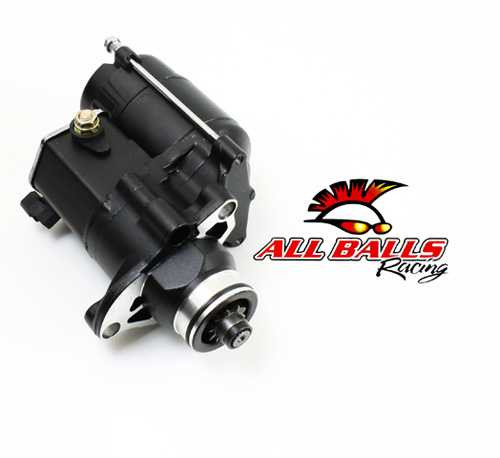 All Balls Big Twin Starter 1.4Kw Blk 07 Up 80-1013