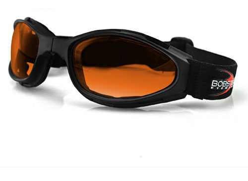 Bobster Crossfire Small Folding Goggle Anti-Fog Amber Lens BCR003