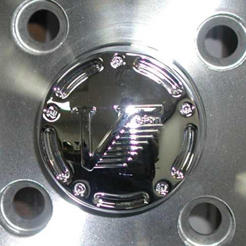 Vision Wheel Chrome Cap For 137/156Mm Bolt Pattern 181