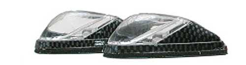 K&S Technologies Led Marker Lights Mini-Flush Mt. C.F. Body Wht/Clr (1 Led) W 25-9554B