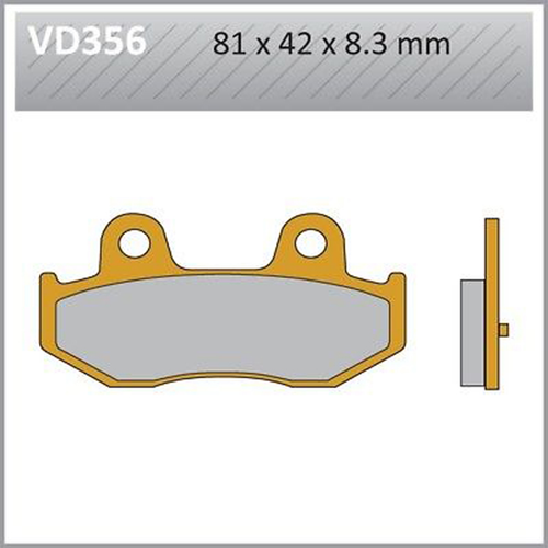 Vesrah Semi-Metallic Brake Pads Vd-356
