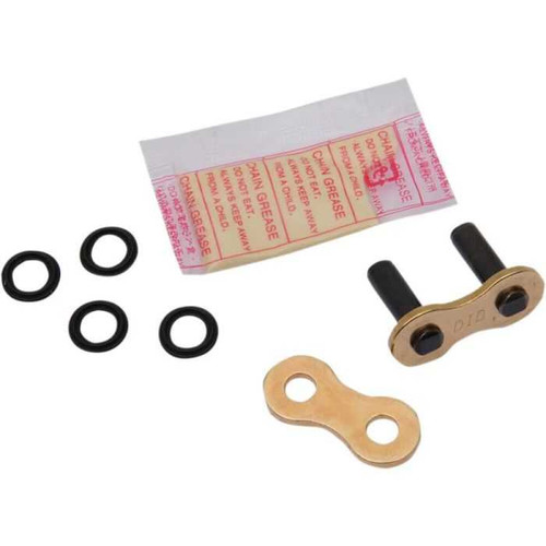 Did D.I.D Conn Link 520Atv2 G&B Zj Press Fit Rivet Type Gold & Blk ZJ520ATV2