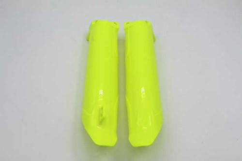 Polisport Fork Guards Kawasaki Flo Yellow 8351800006