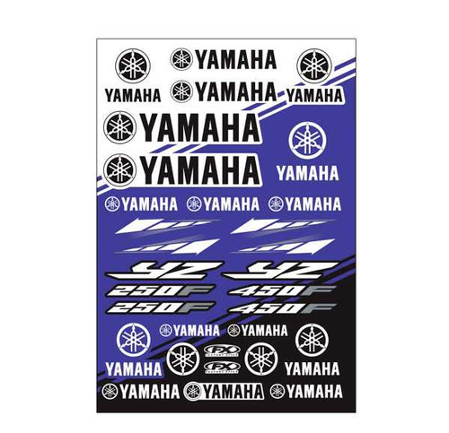 Factory Effex Yamaha Oem Sticker Sheets Yz 22-68230
