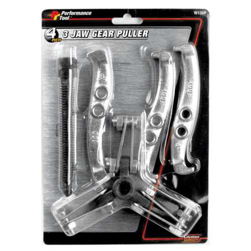 Performance Tool 4" Heavy-Duty 3-Jaw Gear Puller W136P
