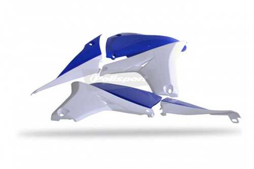 Polisport Radiator Scoops W/ Tank Cover Yz450F Blue Yam98/White 8413800007