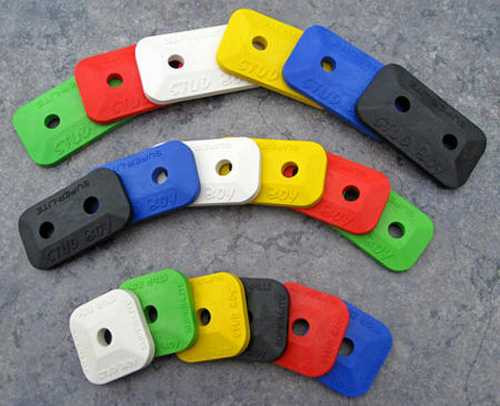 Stud Boy Superlite Backers/Red 24 Pcs. 2462-P1-RED
