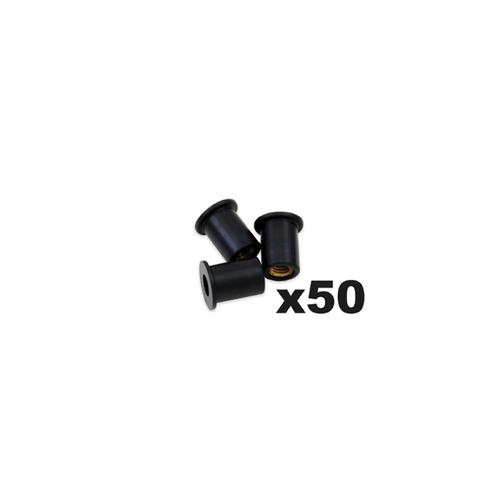 Bolt M5 Windscreen Well Nuts 50/Pk WSF-NUT-50