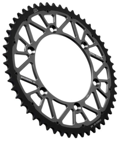 Jt Sprockets Twinstar Sprocket Gray 52-Tooth JTX822.52GR