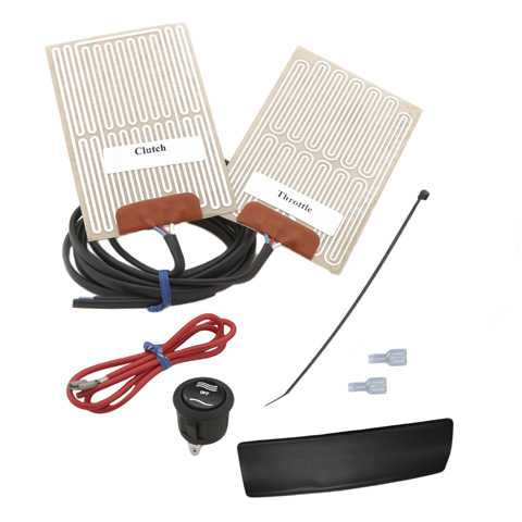 Heat-Demon Heat Demon Motorcycle Grip Warmer Kit With Round Rocker Switch 210019RR