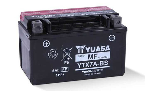 Yuasa Ytx7A-Bs Maintenance Free 12 Volt Battery YUAM32X7A