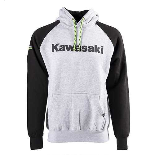 Factory Effex Kawasaki Flying K Pullover/ Heather-Black L 23-88104