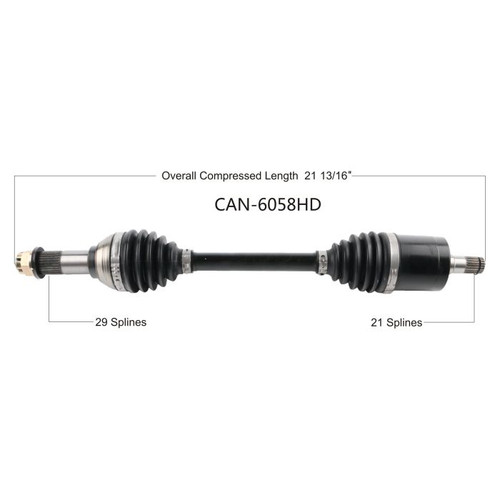 Tytaneum Heavy Duty Replacement Cv Axle Can Am Front Right CAN-6058HD