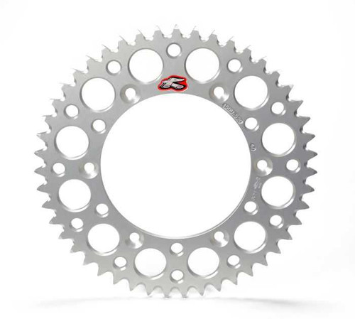 Renthal Rear Ultralight Sprocket Silver Grooved 48T 121U-428-48GPSI